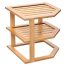 Hoekrekje keukenorganizer bamboe BAMBOO ANGLE SHELF 2LVL