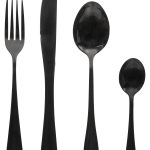 16P SET BLACK CUTLERY SHADOW