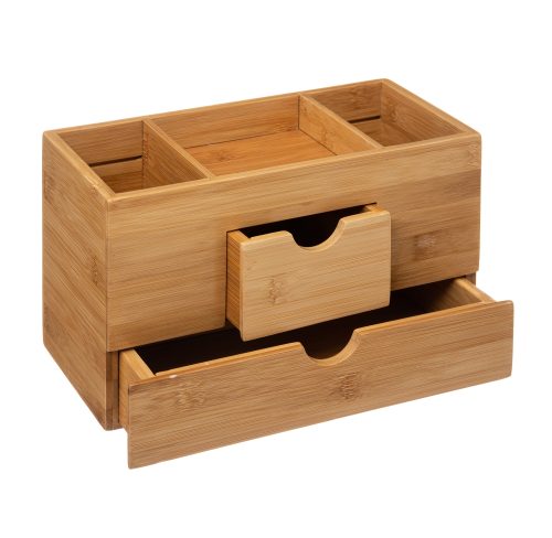 2 lade organizer bamboo