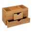 2 lade organizer bamboo