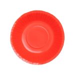 Kartonnen schalen rood rond 350ml (6st) Rond Kom ROOD 350cc Papier 6 st AFBREEKBAAR