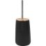 DOLOMITE TOILET BRUSH BATH - BLACK/BAMBOO