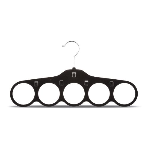 VELVET SCARF HANGER BLACK