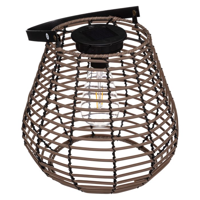 SOLAR hanglamp NATUURLIJK 26cm VIKY