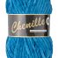 Breigaren chenille helder blauw 100g