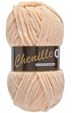 Breigaren chenille perzik 100g