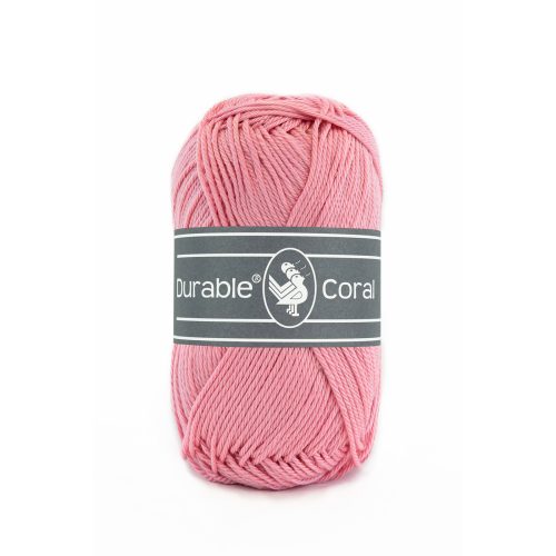 Durable breigaren katoen Coral Antiek roze 50g