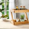 2 lade keukenorganizer bamboe