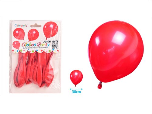 Ballonnen rood 30cm 10 stuks