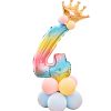 Ballonnenset regenboog 16-delig Cijfer 4