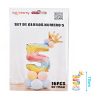Ballonnenset regenboog 16-delig Cijfer 5
