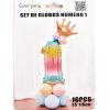 Ballonnenset regenboog 16-delig Cijfer1