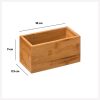 Bamboe organizer 18x9,5x9cm