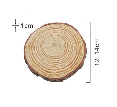 Boomschijf rond 13cm