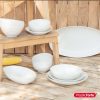 Bord kunststof beige D16cm