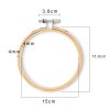 Borduurring hout D15cm