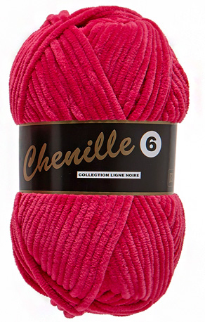 Breigaren chenille fuchsia 100g