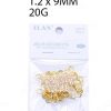 Buigringen goud D9*1,2mm-c.a.80st