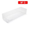 Bureau organizer transparant 8x23,5x5,5cm