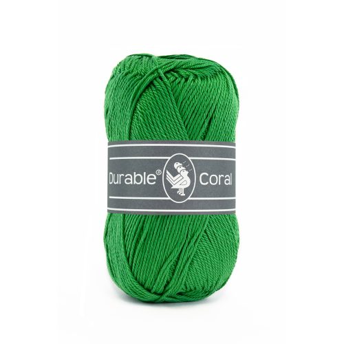 Durable breigaren katoen Coral Helder groen 50g