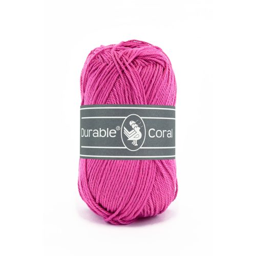 Durable breigaren katoen Coral Magenta 50g