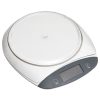 Elektronische keukenweegschaal wit 5kg