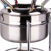 Fondueset RVS voor 6 personen