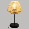 Gevlochten schemerlamp “Jily” naturel H34cm