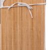Hoekwasmand bamboe opvouwbaar 48L