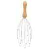 Hoofdmassage spin met houten handvat