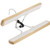 Houten klem hanger 3st