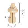 Houten paddenstoelen H5,1cm