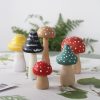 Houten paddestoelen H6,4cm