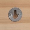 Houten wandkapstok roze/blauw 4-haken