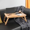 Inklapbaar en verstelbaar dienblad/ontbijttafel bamboe