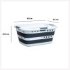 Inklapbare wasmand rechthoekig 45L