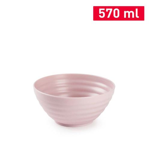 Kom kunststof roze 570ml