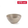 Kom kunststof taupe 570ml