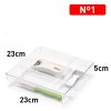 Lade organizer met verdeler 23x23x5cm