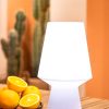 Led buiten tafellamp wit H32,5cm