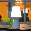 Led buiten tafellamp wit H32,5cm
