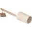 Loofah massage borstel met houten handvat 36cm