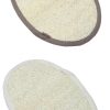 Massagehandschoen loofah-bamboe crème (Maat S)