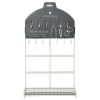 Metalen juwelenhouder zwart/wit