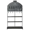 Metalen juwelenhouder zwart/wit
