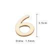 Mini houten nummers H.3,5cm c.a.40st