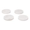 Onderzetter marmer wit D10cm