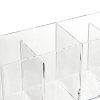Opbergbak transparant 4-vakken 22,3x7x9,8cm