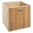 Opbergmand bamboe karton 31x31x31cm