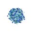 Pailletten Blauw glitter mix 40g